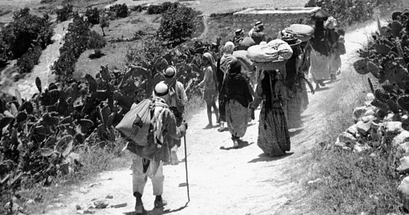 Forced migration of Palestinians.